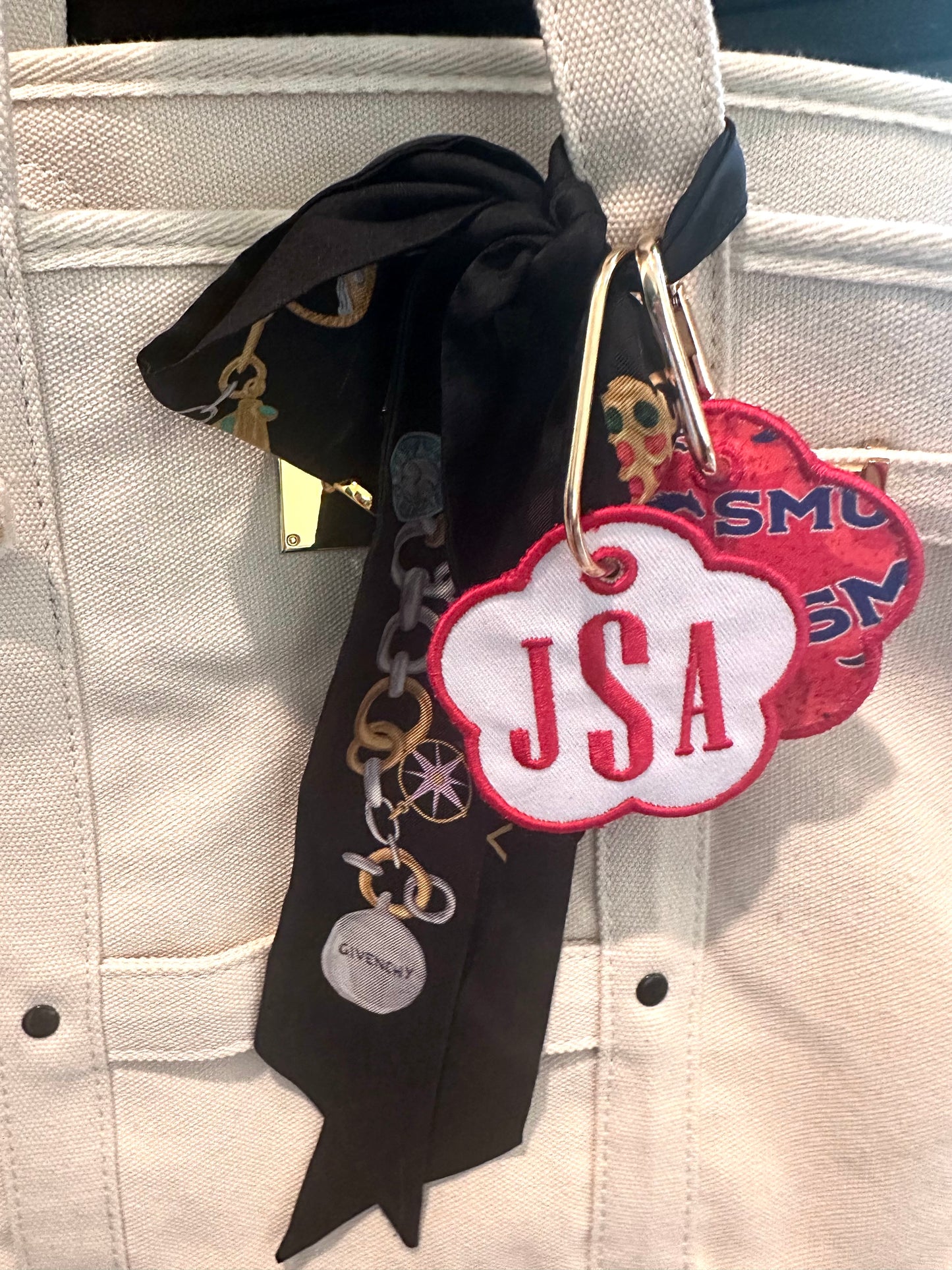 Embroidered Bag Tag